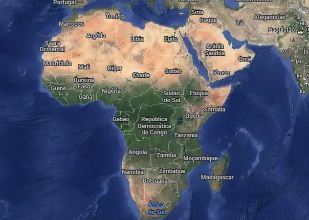 Quadro Físico do Continente Africano
