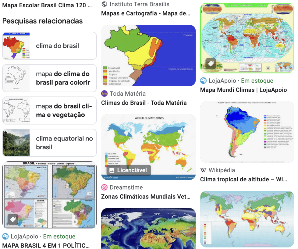 mapas climáticos