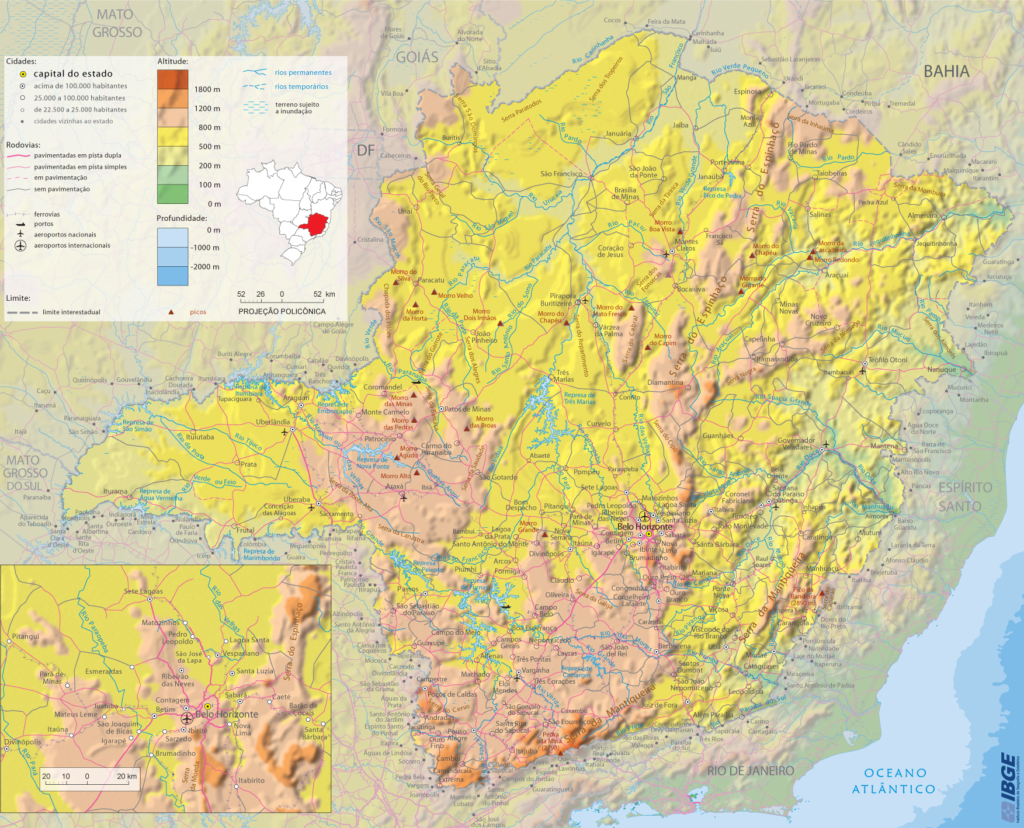 mapa topográfico