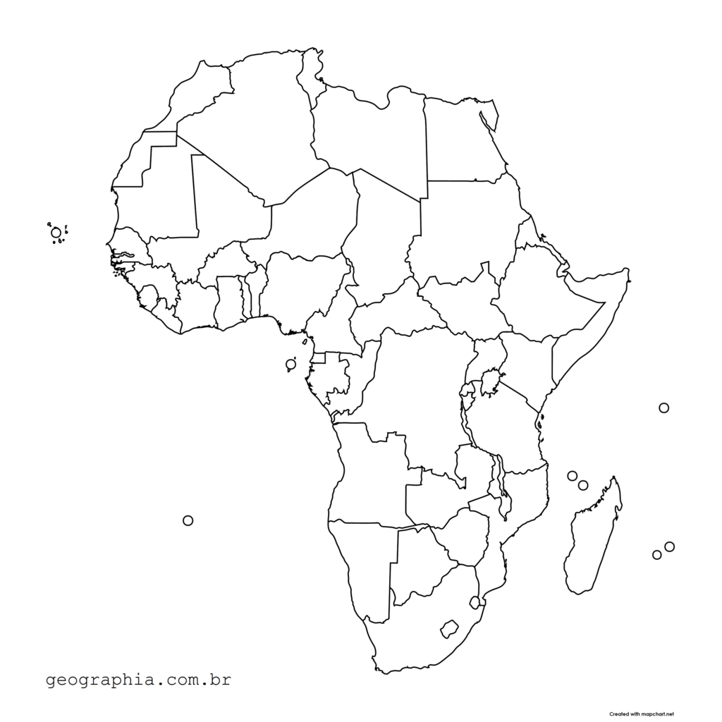 africa mudo sem paises