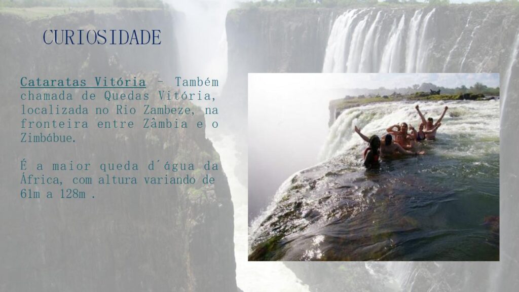 slide africa meio fisico curiosidades cataratas vitoria