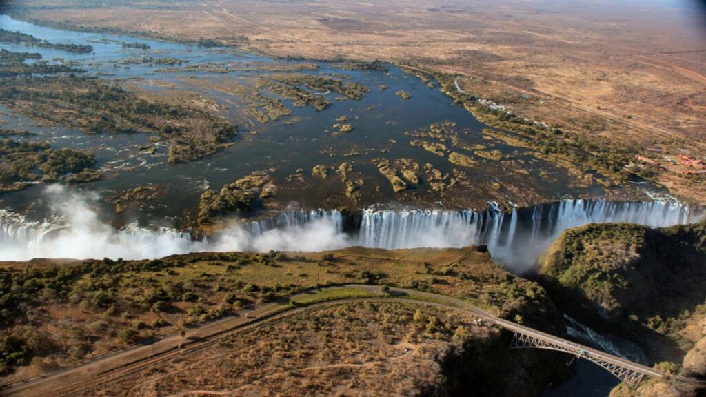 slide africa meio fisico beleza cataratas vitoria quedas