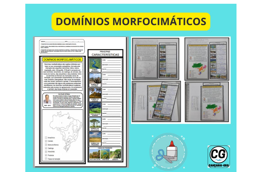 Atividade Interativa Domínios Morfoclimáticos (Caiçara Geo)