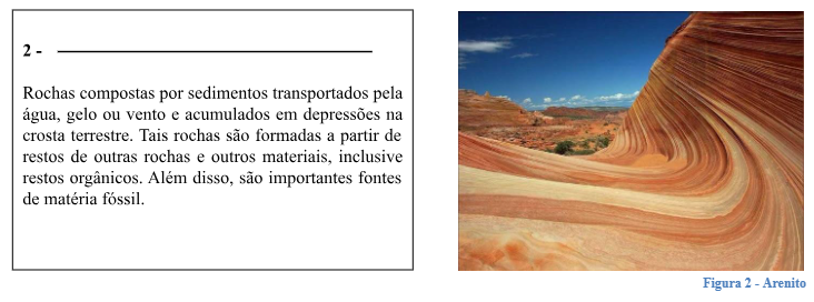 tipo de rocha sedimentar