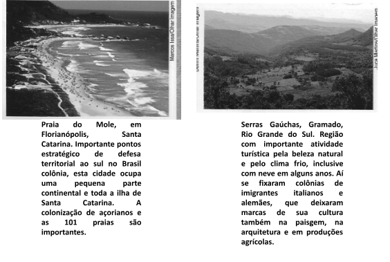 questão sobre região sul do brasil turismo