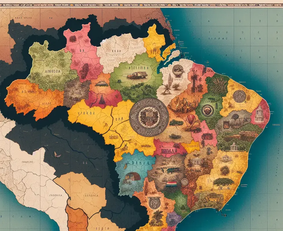A evolução da divisão regional do Brasil