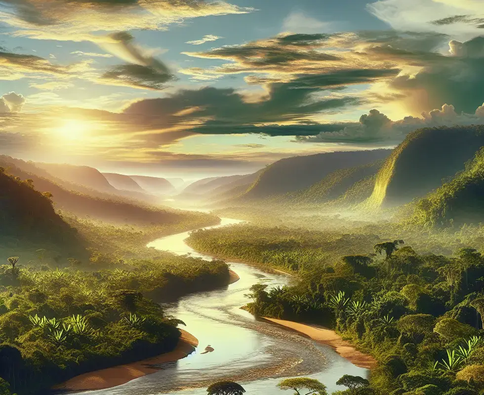 Os rios, climas e tipos de vegetação do Brasil