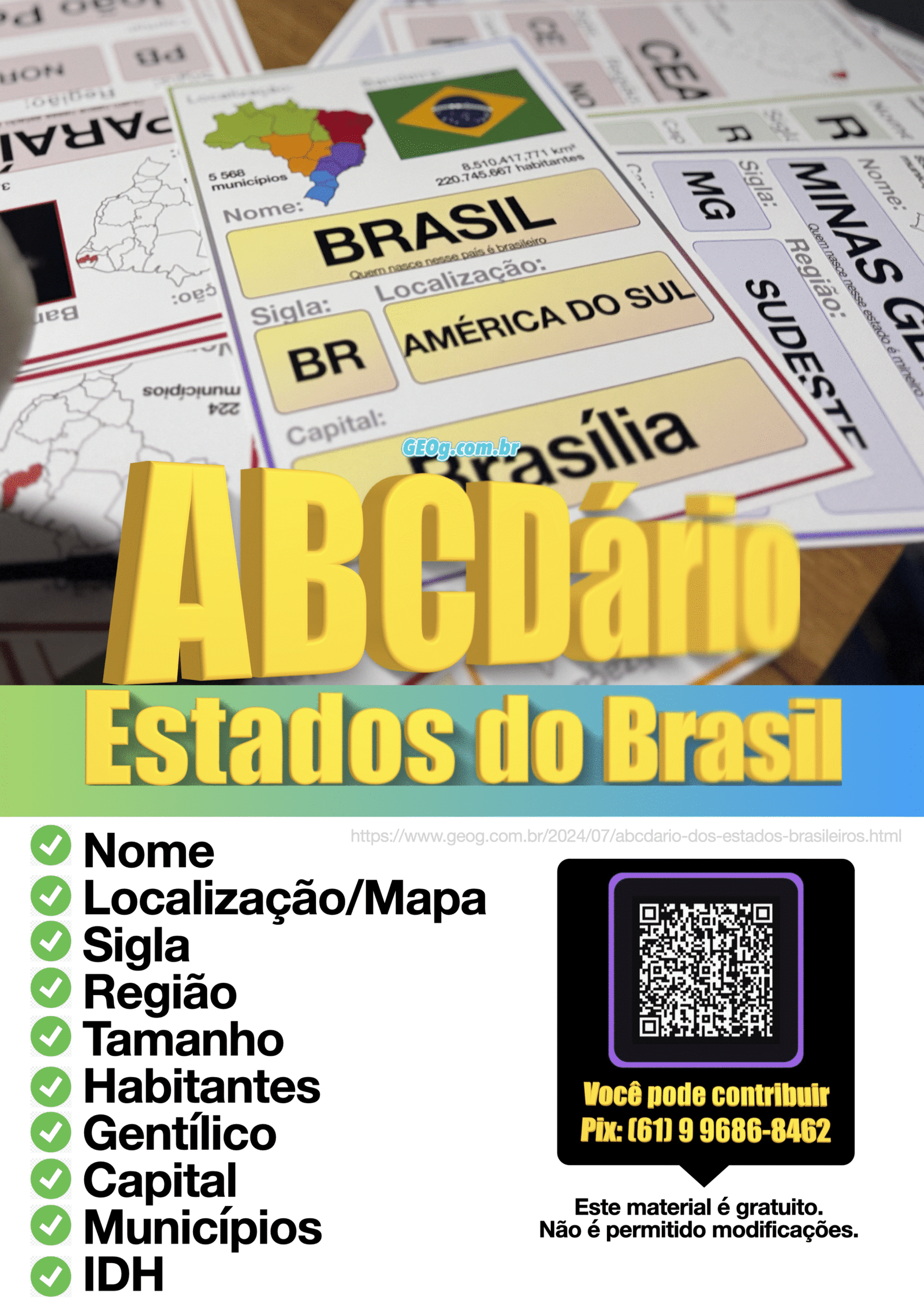 ABCdário dos estados brasileiros 1 abcdario estados brasileiros