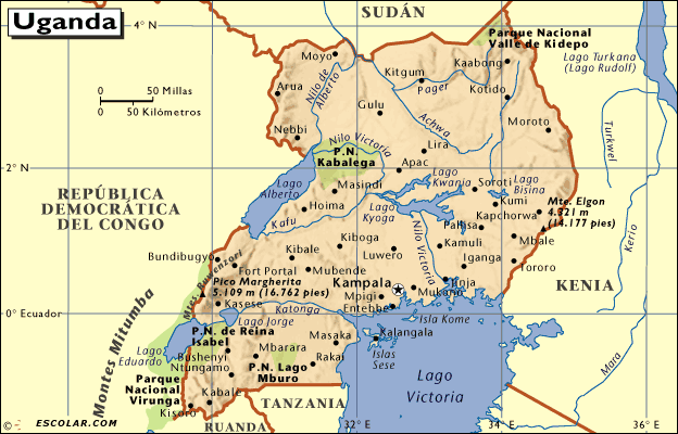 mapa do lago vitória