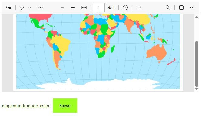 Mapa múndi para imprimir (diversos modelos) 3 mapa mundi colorido
