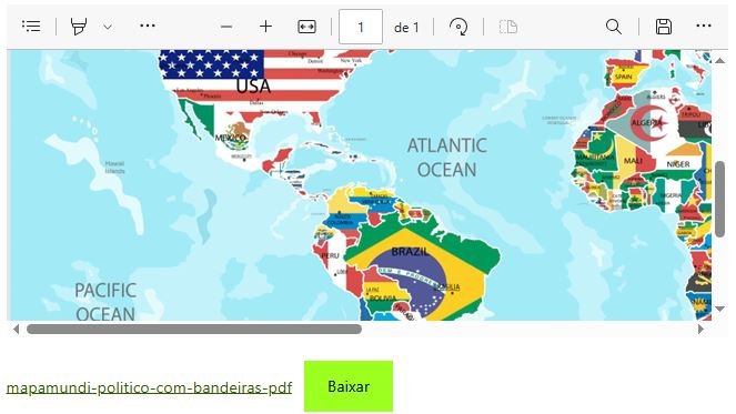 Mapa múndi para imprimir (diversos modelos) 5 mapa mundi politico com bandeiras
