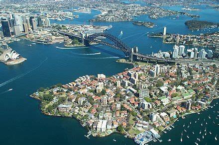 História da Oceania 2 fotografia aérea da baía de sydney