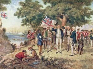 história da oceania colonizadores ingleses