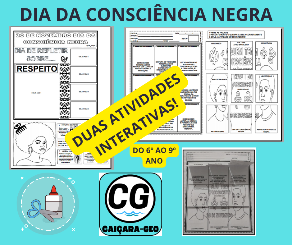 Sequência Didática sobre Dia da Consciência Negra (Caiçara Geo) 8 Sequência Didática sobre Dia da Consciência Negra (Caiçara Geo)