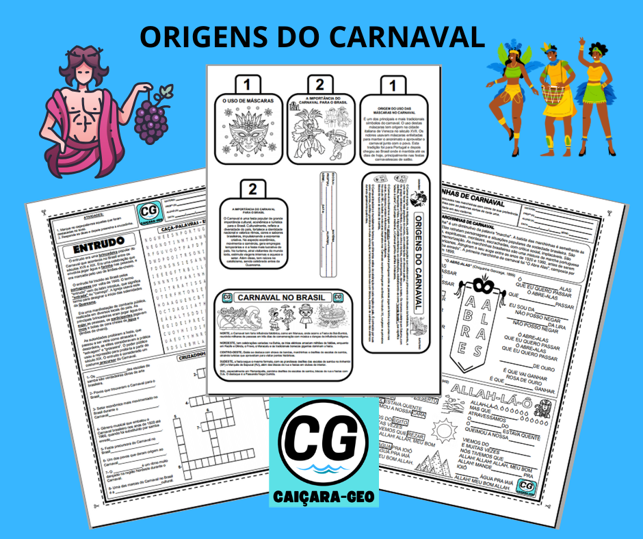 Atividade Interativa Origens do Carnaval (Caiçara Geo)