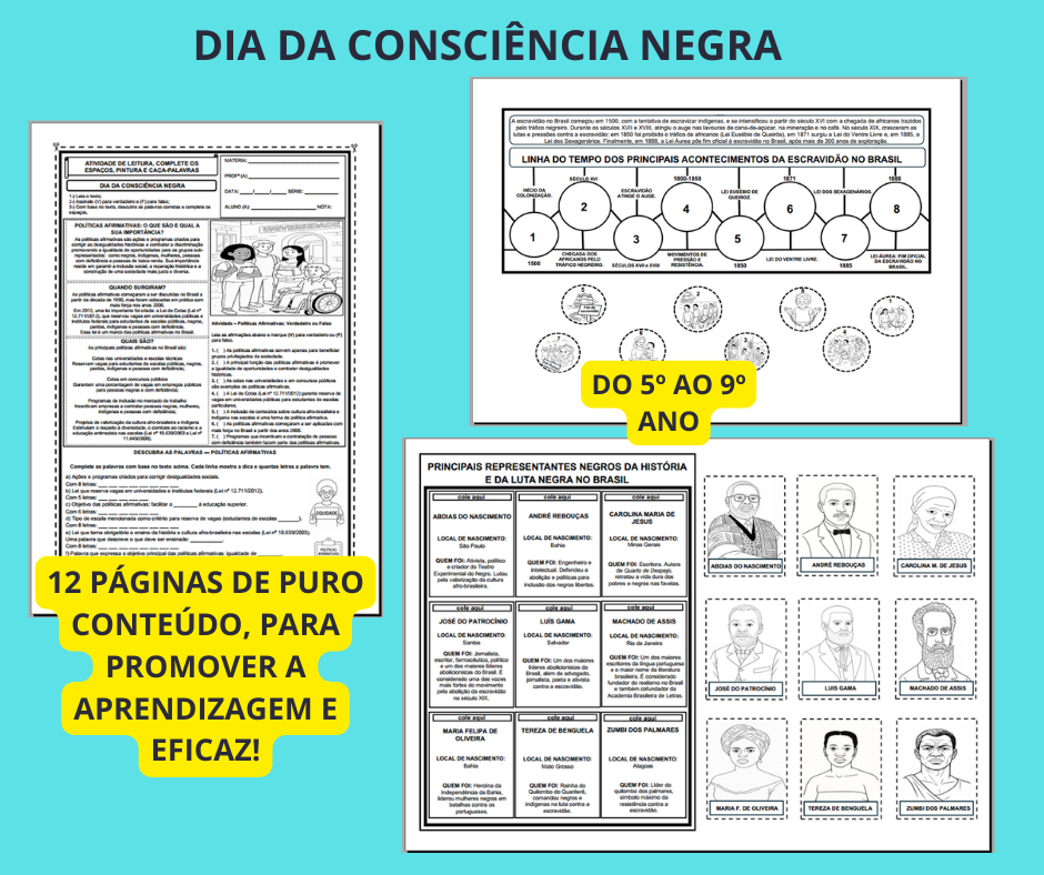 Atividade Interativa sobre Dia da Consciência Negra (Caiçara Geo) 7 Atividade Interativa sobre Dia da Consciência Negra (Caiçara Geo)