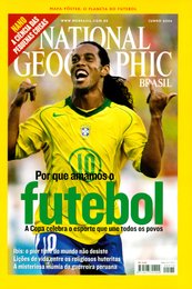 revista national geographic brasil junho 2006 futebol