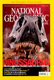 revista national geographic brasil março 2003 dinossauros