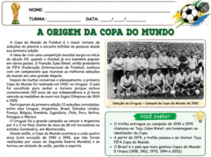 atividades copa do mundo 2026 geografia e história