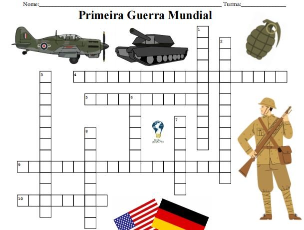 thumb cruzadinha primeira guerra mundial