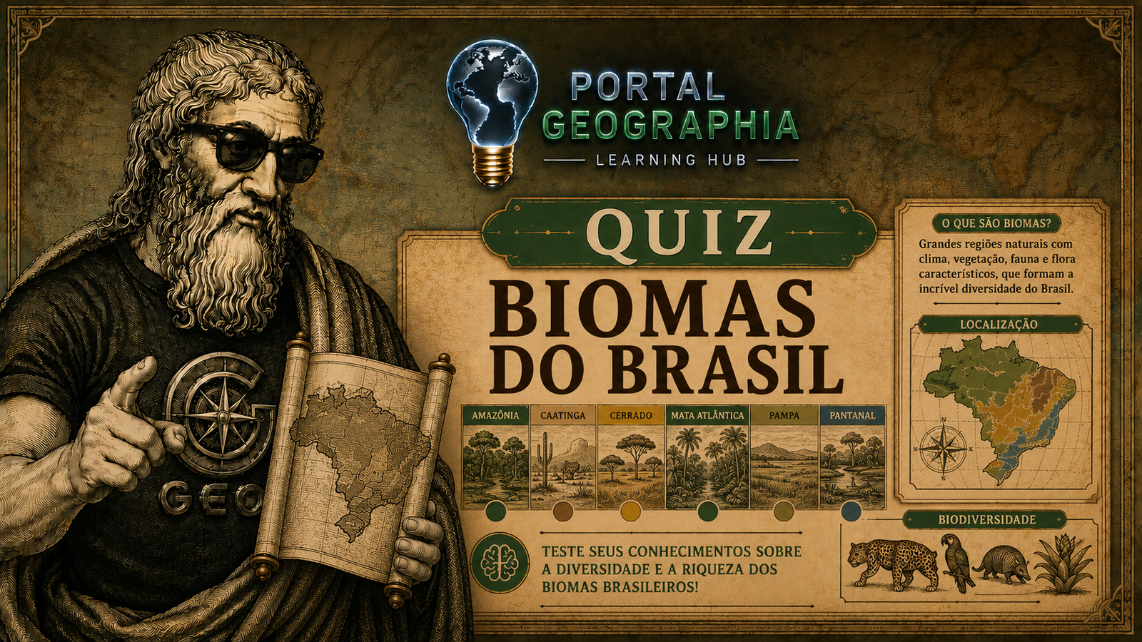 Aprender Biomas do Brasil (lúdico)