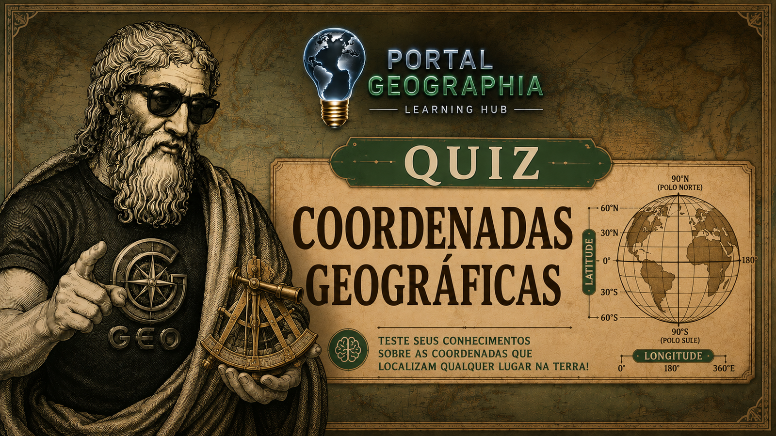 Aprender Coordenadas Geográficas (lúdico)