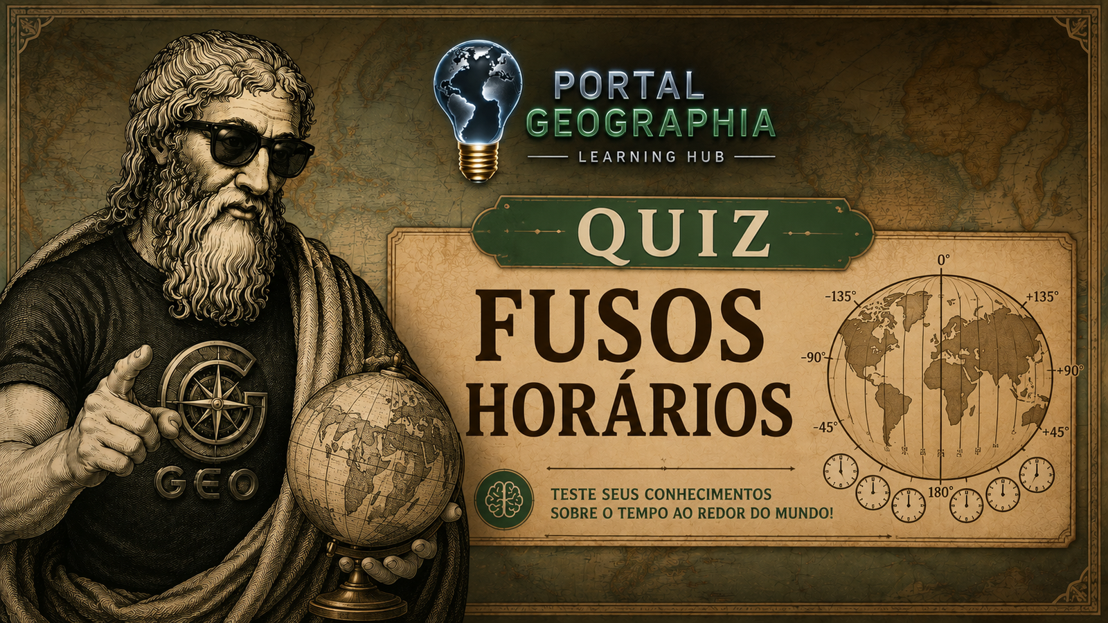 Aprender Fusos Horários (lúdico)