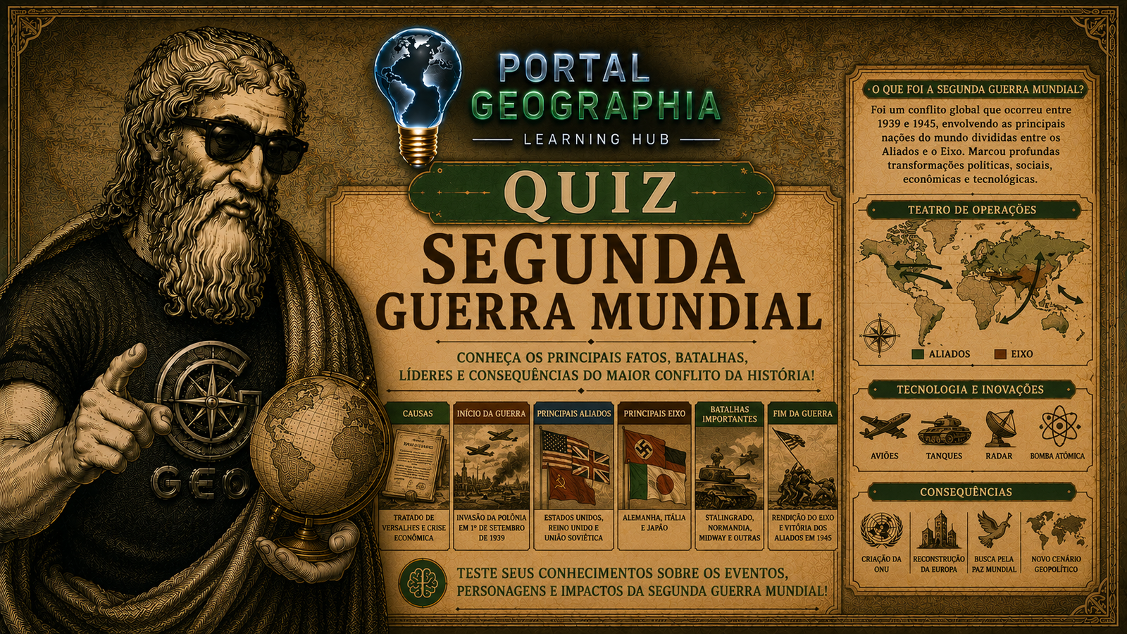 Aprender Segunda Guerra Mundial (lúdico)
