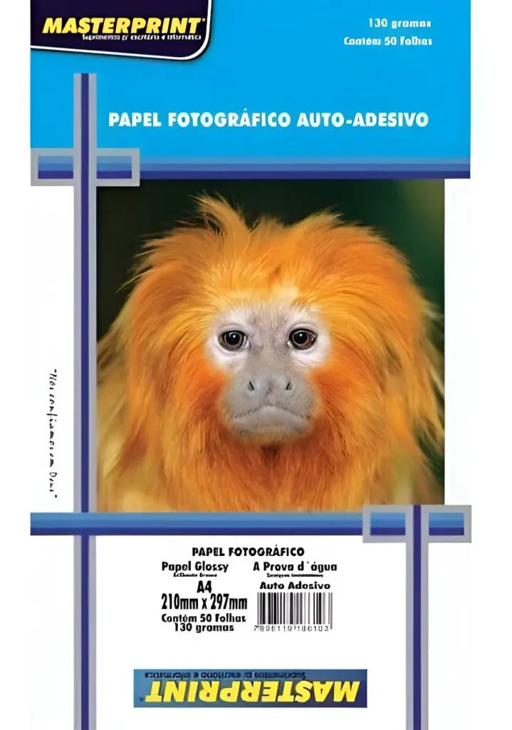 papel adesivo a4 mercado livro masterprint