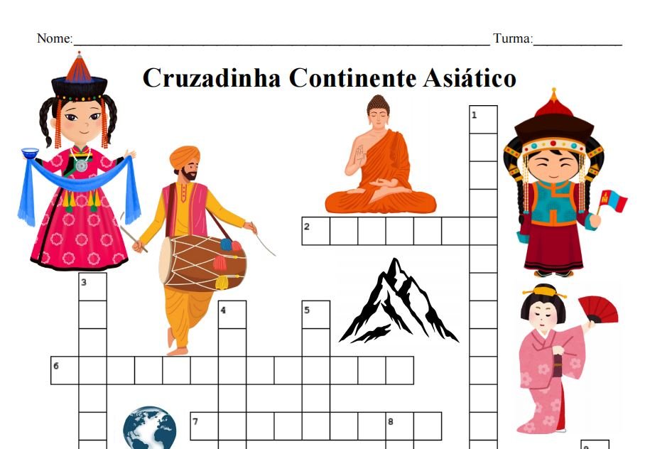 thumb cruzadinha continente asiatico ilustrada