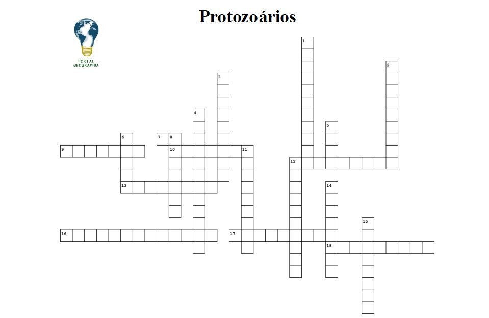 Cruzadinha Protozoários