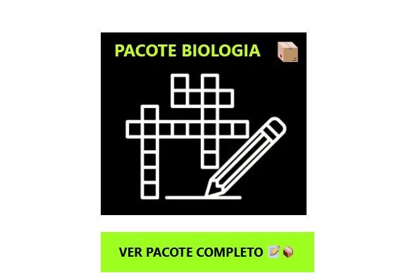 Pacote de Cruzadinhas de Biologia (+10 itens)