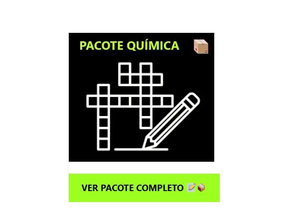 Pacote de Cruzadinhas de Química (+5 itens)